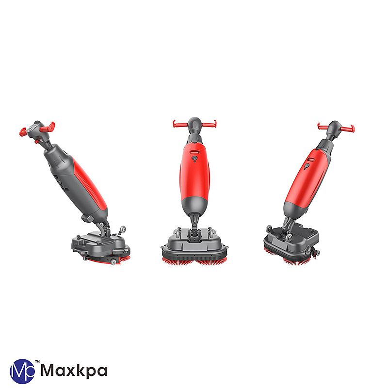 Mini floor scrubber
